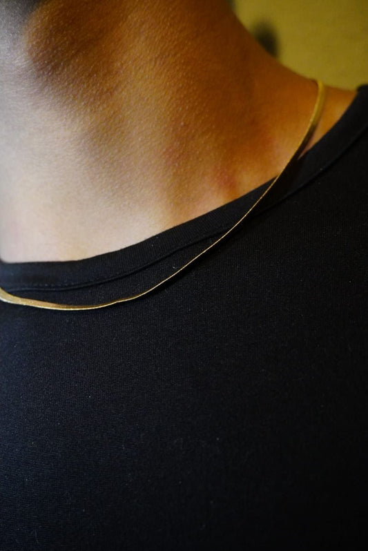 CADENA PLANCHADA — Oro Laminado 18K