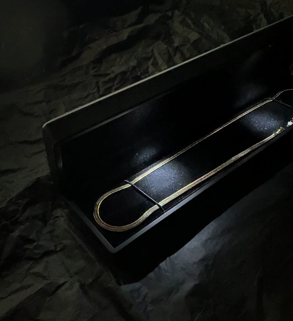 CADENA PLANCHADA — Oro Laminado 18K